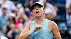 Swiatek beats Rybakina for first title of season