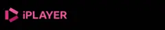 The pink BBC iPlayer logo on a black background