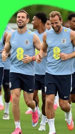 What goes on at an England training session?
