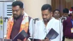 पश्चिम बंगाल में मंत्रिमंडल विस्तार, बीजेपी के 35 विधायकों ने ली मंत्री पद की शपथ