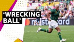 South African Hele scores hat-trick against debutants Brazil