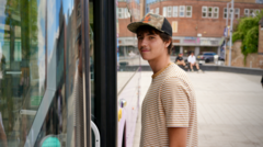 Young people welcome free bus travel in August