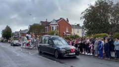 Hundreds line the streets for Southport victim's funeral