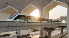 Derby-built monorail enters service in Cairo