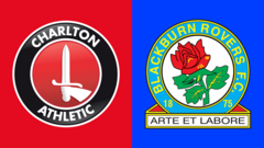Pick of the stats: Charlton Athletic v Blackburn Rovers