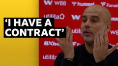 'I will leave one day' - Guardiola on City future