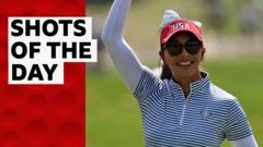 Agonising putt and wild celebrations - Solheim Cup best shots