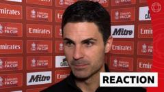 Arsenal’s missed chances unbelievable – Arteta