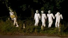 Youth group 'angry' after scarecrows vandalised