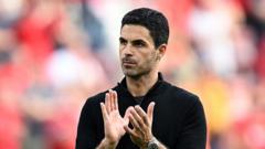 Arsenal first-half performance unacceptable – Arteta