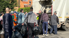 Watch: Mountains of bin bags on Birmingham streets as residents try to shift rubbish