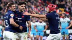 France overpower Scotland to win Six Nations title