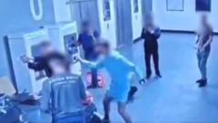 Brothers charged over airport fight with police