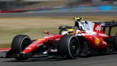 Hamilton fastest in Silverstone practice session