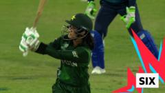 Muneeba hits first six of the Women’s T20 World Cup