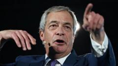 Farage denies talking to sacked Tory about defecting to Reform