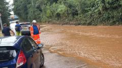 Homes flooded and residents evacuated after quarry 'incident'