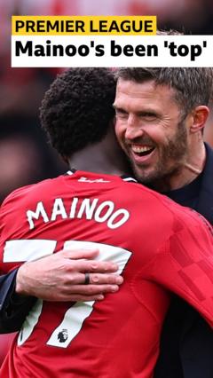 Carrick praises Mainoo after Liverpool winner