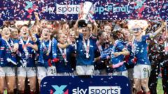 Rangers hit five past Hibs to retain SWPL Cup