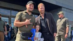 Prince Harry makes surprise Ukraine visit to support war wounded