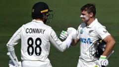 Can Conway and Latham's 323-Run Partnership Propel New Zealand to Victory?