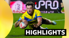 Warrington hold on to win at St Helens