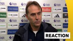 Missed chances ‘frustrate’ Lopetegui after defeat at Leicester