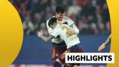 Deflected Vieira free-kick earns Hamburg draw against Mainz