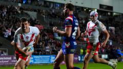 St Helens keep pace at top with win over Wakefield
