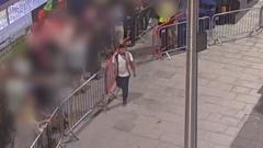 CCTV shows sex attacker follow victim from nightclub