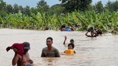 The extreme weather events of 2024 as world exceeds 1.5C warming - BBC