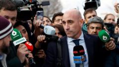 Rubiales tells court Hermoso consented to World Cup kiss