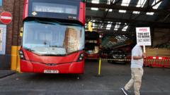 Bus drivers strike over oven-like cabs in heatwave