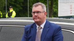 Jury in Sir Jeffrey Donaldson sex abuse trial sent home for weekend