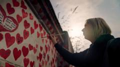 A Wall of Hearts: The guardians of the Covid memorial