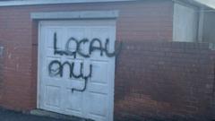 Residents 'living in fear' following racially motivated criminal damage