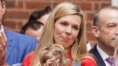 Carrie Johnson warns mums over dehydration from hospital bed