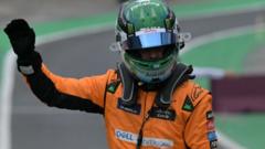 Piastri on Sao Paulo sprint pole ahead of Norris