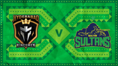 Hyderabad Kingsmen v Multan Sultans - PSL scorecard