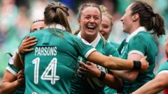 Ireland thrash Scotland in front of record crowd