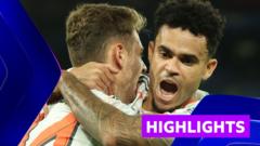 Diaz scores twice and gets sent off as Bayern stun PSG