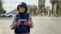 Watch: BBC reports from inside Damascus