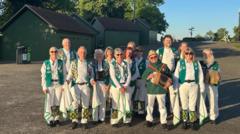 Morris dancers mark May Day celebrations in Maldon