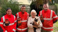 Cat spent week triggering fire station alarm