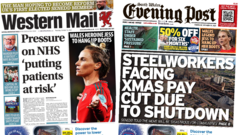Wales heroine to hang up boots and steelworkers face Xmas pay cut