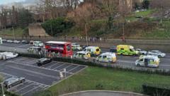 Police hunt killer of boy stabbed on London bus