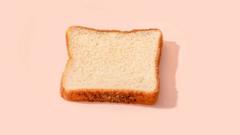 A slice of white bread