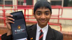 School pupils ready to lock phones away in pouches