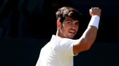 Alcaraz masterclass ends Norrie's Wimbledon hopes
