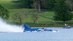 Campbell's Bluebird back on Coniston Water